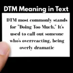 DTM Meaning in Text: What It Really Means (2026 Guide) dtm-meaning-in-text