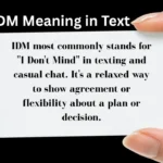 idm-meaning-in-text